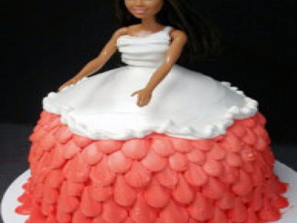 Barbie Doll Cake - Yellow (EA)