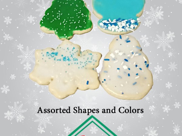 Winter Sugar Cookies w Sprinkles (EA)