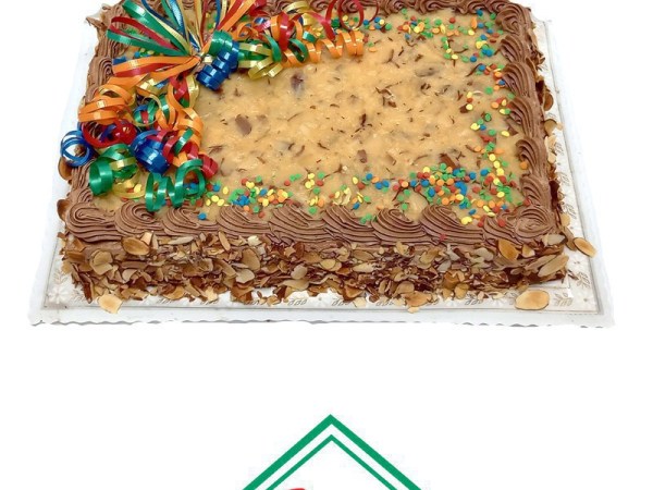 German Chocolate Ribbon and Confetti (EA)