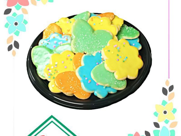 Spring Sugar Cookie Party Tray 18ct (18CT)